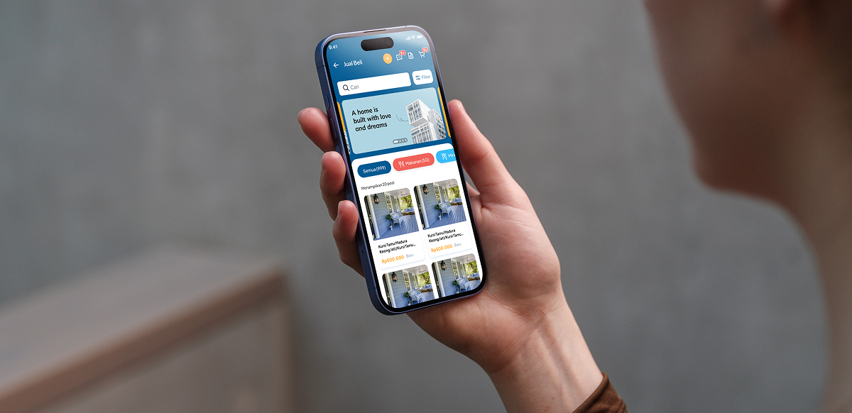 Aplikasi Keluarga Ningrat di Handphone