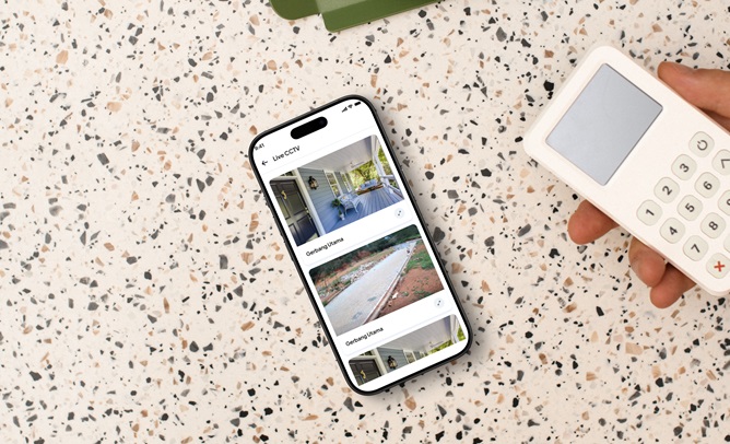 Rumah dengan pagar gratis